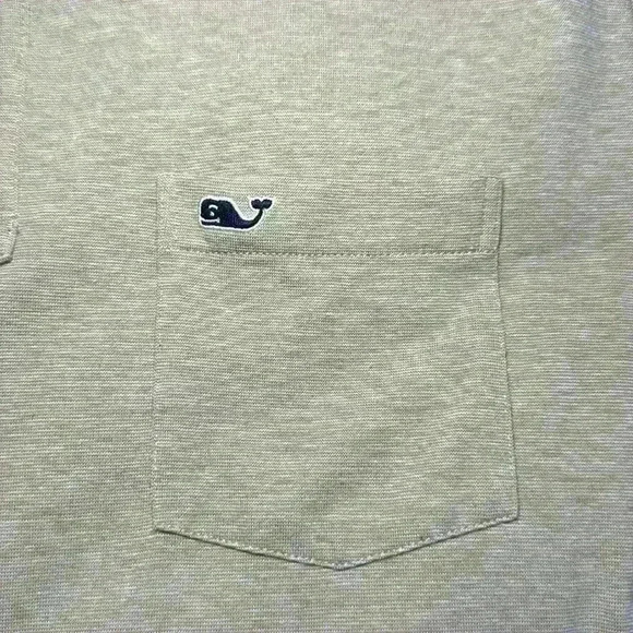 Vineyard Vines Edgartown Polo Brown Short Sleeve Pima Cotton Mens Size Large - Picture 3 of 7